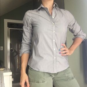 Classic Striped Button Shirt-Tailored